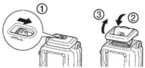 Diagram illustrating device state changes with numbered instructions for adding a device to a device.