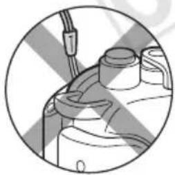CANON WP-DC23 - 3Remove the wrist strap from the camera. - 2