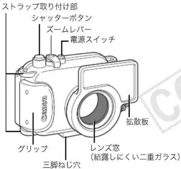 CANON WP-DC23 - 各部の名称 - 1