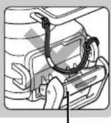 CANON WP-DC23 - Fixez la plaque de diffusion sur le boîtier étanche. - 2
