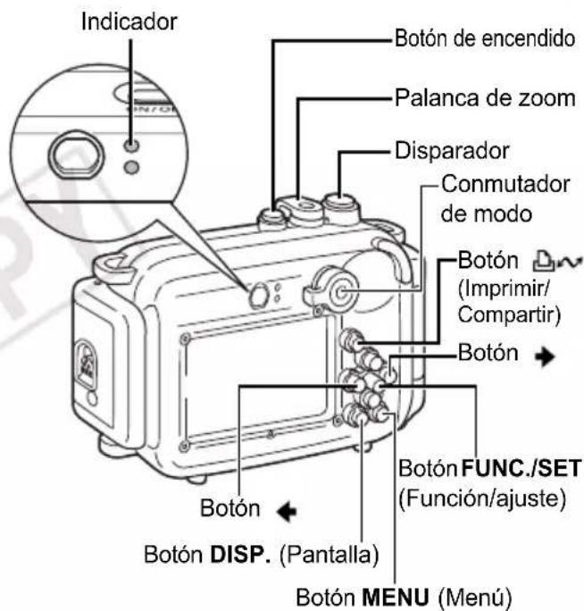 CANON WP-DC23 - Cierre la funda impermeable. - 1