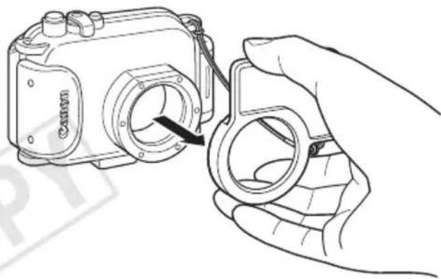 CANON WP-DC23 - Removing the Diffusion Plate - 1