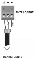 CROWN CT 8150 - Seleccione el cableado y conectores de entrada - 3