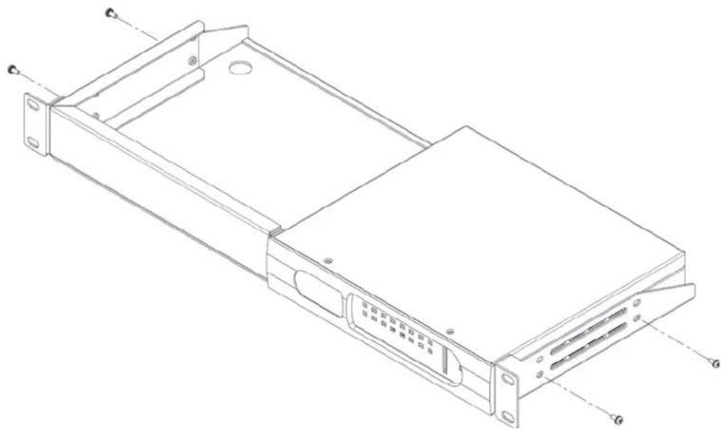 BSS Audio Soundweb London BLU-BIB - Using the Rack-Mount Kit (shipped separately) - 2