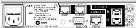 BSS Audio Soundweb London BLU-326DA - Rear Panel - 1