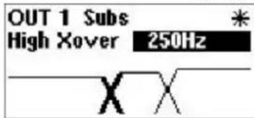 BSS Audio FDS-355 - Menu 'Out' - 6