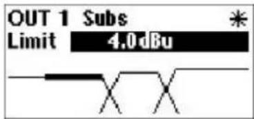 BSS Audio FDS-355 - Menu 'Out' - 3