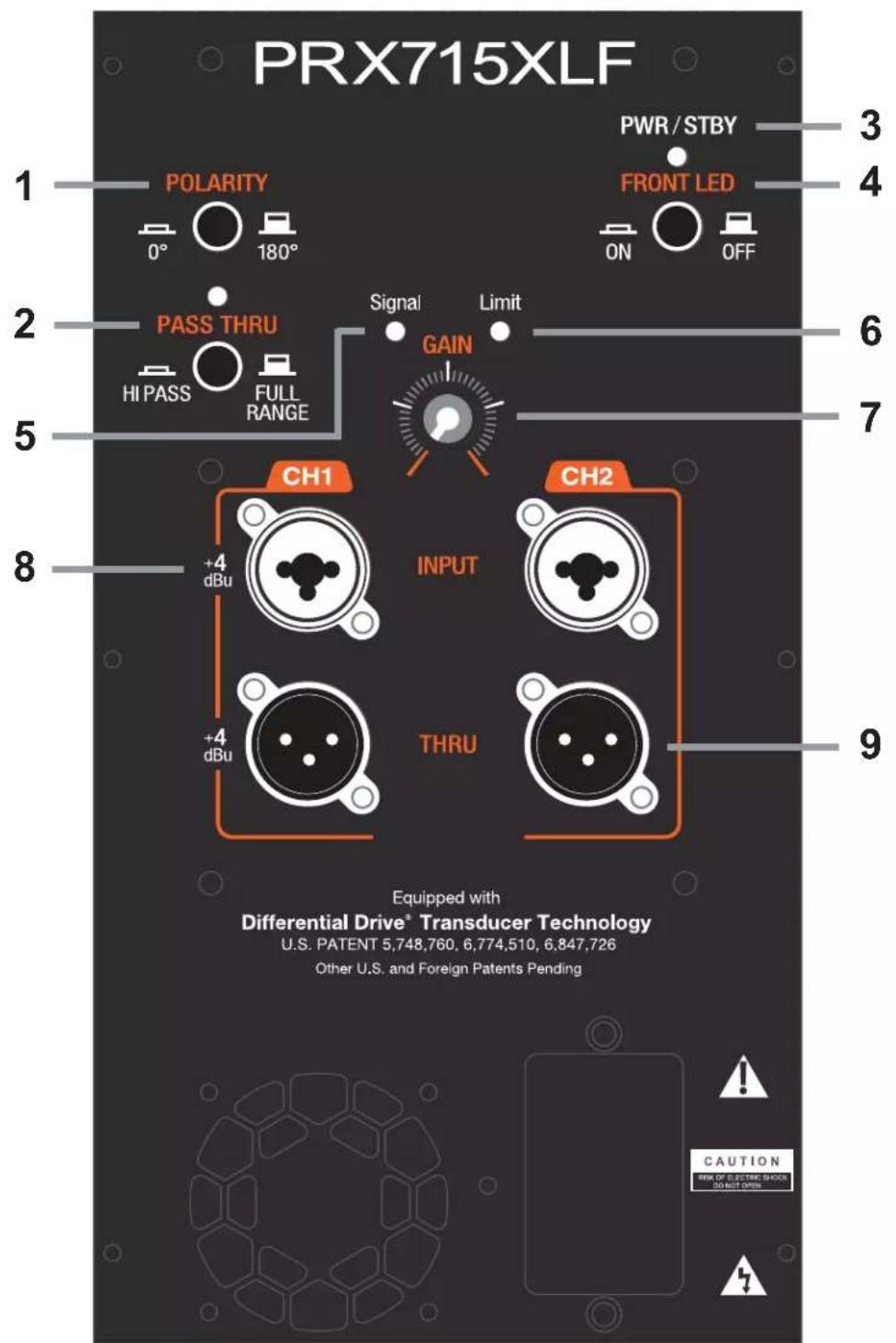 JBL PRX718XLF - CONFIGURATION DU SYSTÈME - CAISSON DE GRAVES - 1