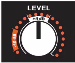 JBL PRX612M - RÉGLAGE DE LA SENSIBILITÉ D'ENTRÉ - 2