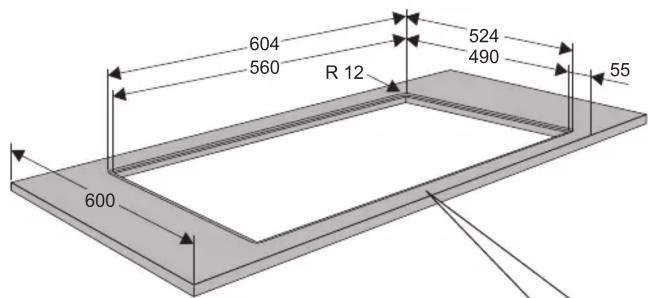 604 560 R 12 524 490 55 600