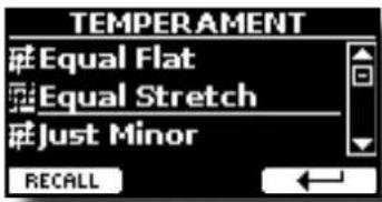 Dexibell Vivo P7 - ▶ TEMPERAMENT - 1