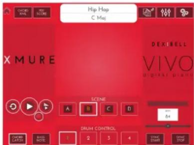 Dexibell Vivo P7 - Jouer de la musique avec l'application X MURE - 4