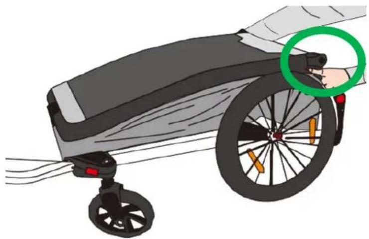 Fuxtec FX-FA1 - Zusammenfalten des Wagens - 2