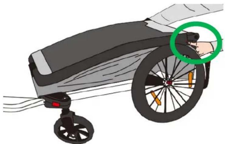 Fuxtec FX-FA1 - De kar opvouwen - 2