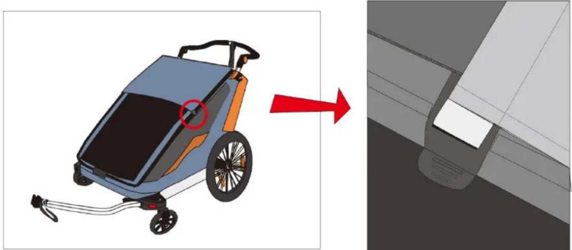 Fuxtec FX-FA1 - Mounting the flag - 2