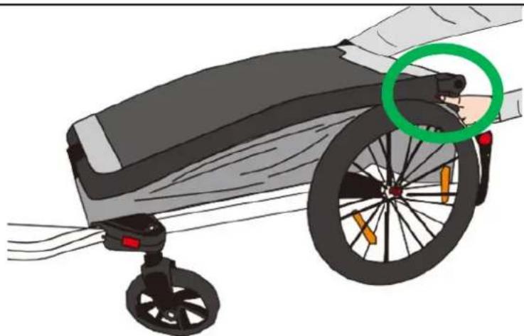 Fuxtec FX-FA1 - Fälla ihop vagnen - 2
