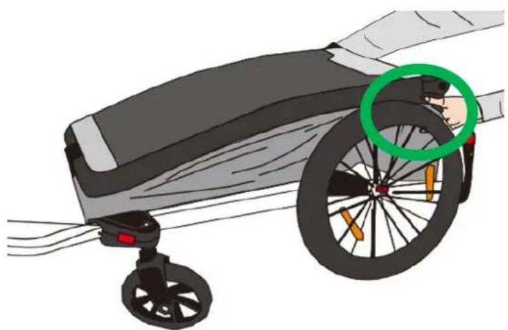 Fuxtec FX-FA1 - Dobrar o carrinho - 2