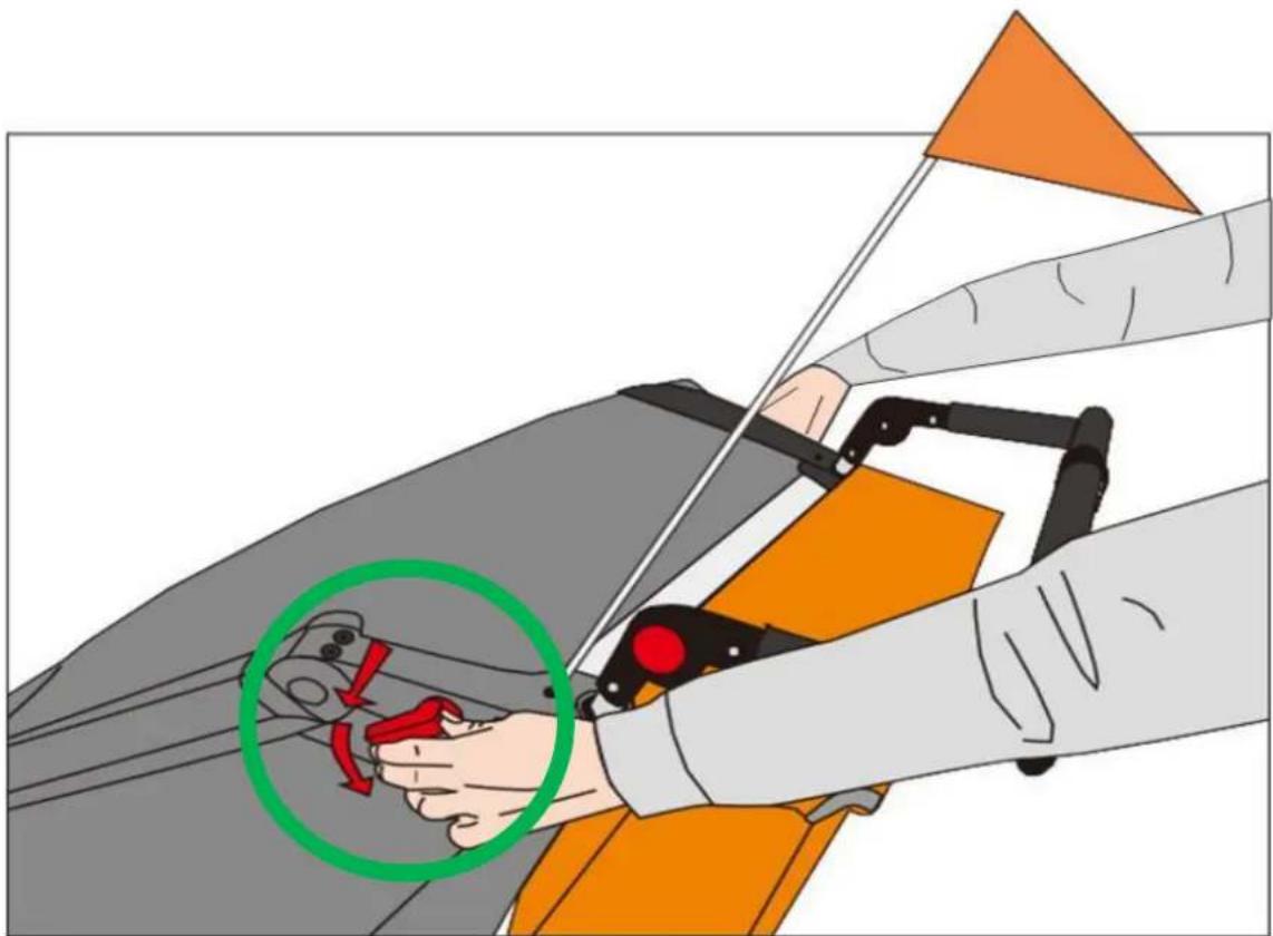 Fuxtec FX-FA1 - Pliage de la remorque - 1