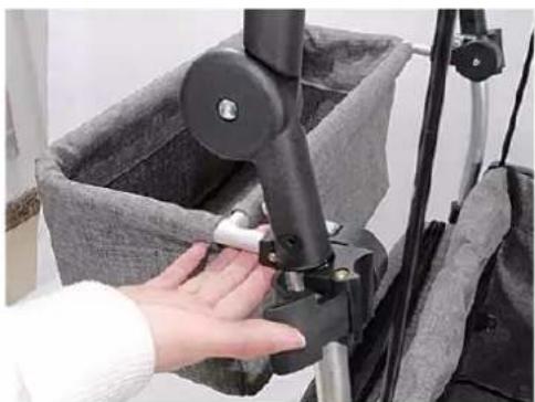 Fuxtec FX-CTL950 - Fixation du sac arrêté - 1
