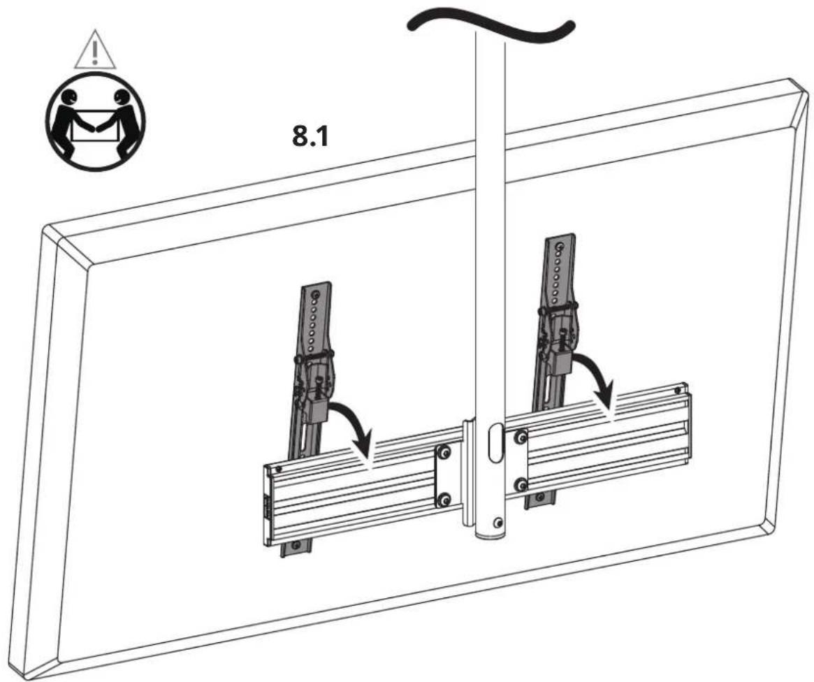 Kanto CM600SG - Hang and Secure TV Attachez et sécurisez le téléviseur Cuelgue y asegure el televisor - 1