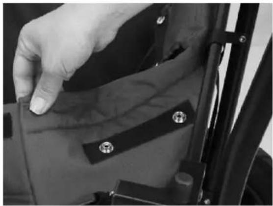 Fuxtec FX-CTL900 - Removing the fabric cover - 2