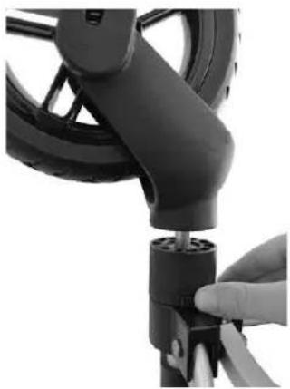 Fuxtec FX-CTL900 - Mounting the front wheels/swivel wheels - 1