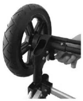 Fuxtec FX-CTL900 - Befestigen der Hinterräder - 1