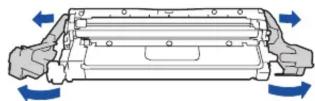 BROTHER HL-L8240CDW - Retirez les matériaux d'emballage de l'appareil et réinstallez les ensembles unité tambour/cartouche de toner - 5