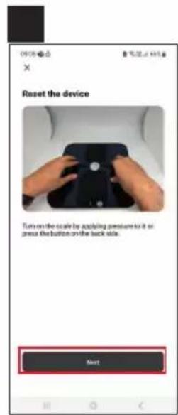 Emos EV112 - Appariement du pèse-personne avec l'application - 4