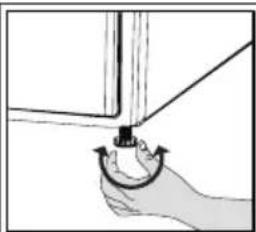 BEKO B5T69247TM - Réglage des supports - 1