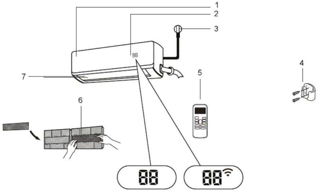 BEKO BINR 180 - Компоненты изделия - 1