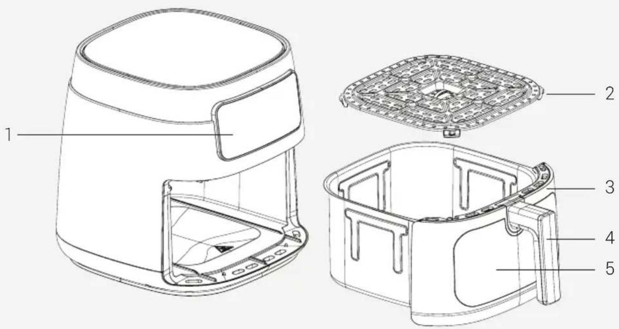BEKO FRL 3374 B - отварска печка с по-малко масло - 1