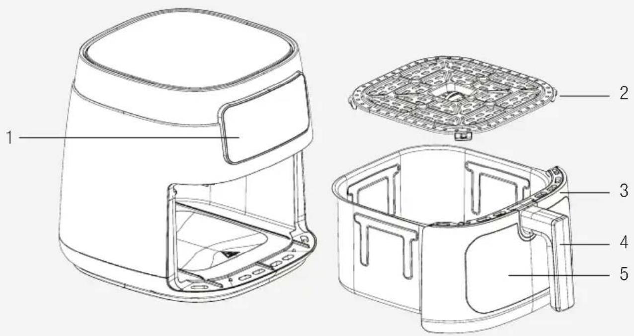 BEKO FRL 3374 B - Cocina con Menos Aceite - 1