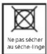 BEKO DF8412TA0W - • 4.2 Linge non adapté à un séchage en machine - 1