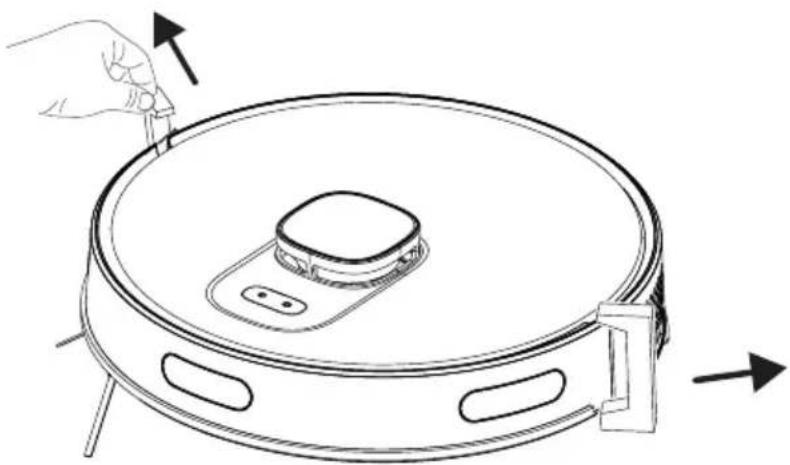 BEKO VRR 84314 VB - 1- Îndepărtati bureții de protectie. - 1