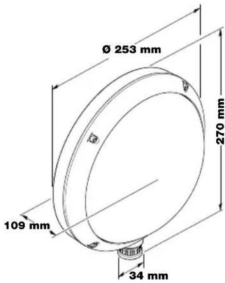 Ø 253 mm 109 mm 34 mm 270 mm
