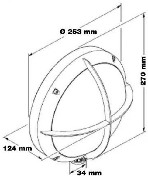 Ø 253 mm 270 mm 124 mm 34 mm
