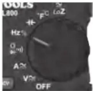 OOLS L800 Hz O (m) A V OFF
