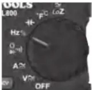 GOLS L800 +Hz Hz O A V OFF