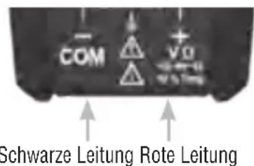 COM Vd Schwarze Leitung Rote Leitung