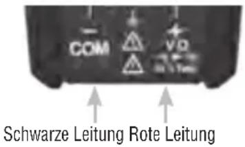 COM Schwarze Leitung Rote Leitung