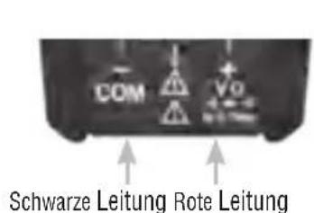 COM Vo Schwarze Leitung Rote Leitung
