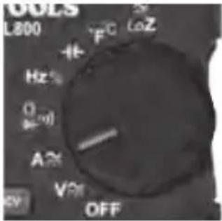 TOOLS L800 Hz O A V OFF