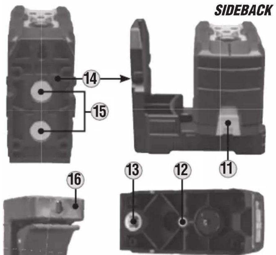 SIDEBACK 14 15 16 13 12 11