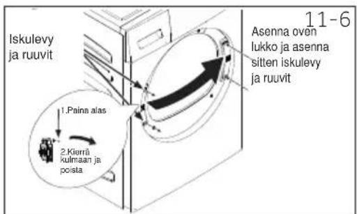 HAIER HD100-A3S979 - Pesukoneen ja kuivaajan pinoaminen - 3
