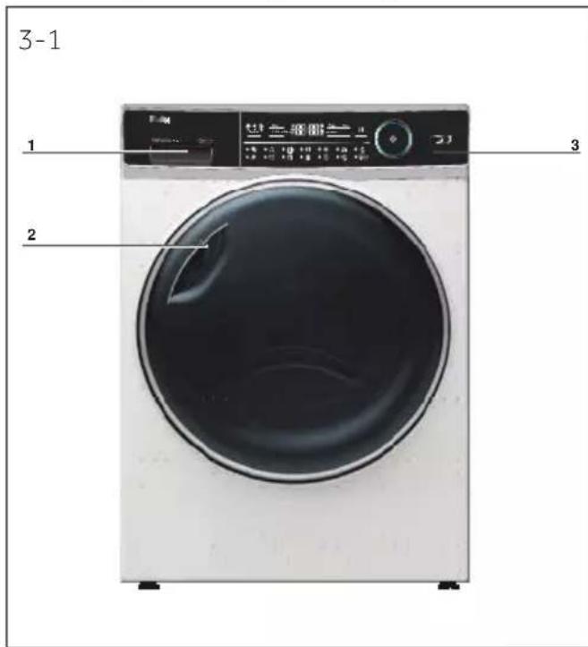 HAIER HD100-A3S979 - Billede af maskinen - 1