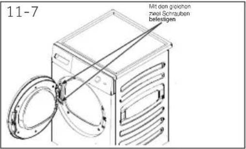 HAIER HD100-A3S979 - Bauen Sie die Türbaugruppe aus - 6