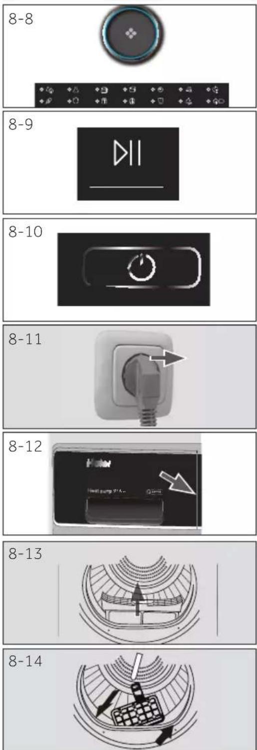 HAIER HD100-A3S979 - Lägga i tvätt - 2