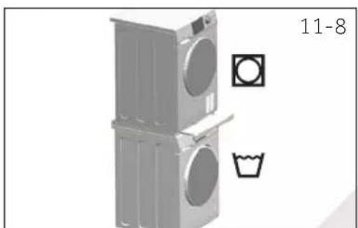 HAIER HD100-A3S979 - Rotera och installera gångjärn/luckan - 5
