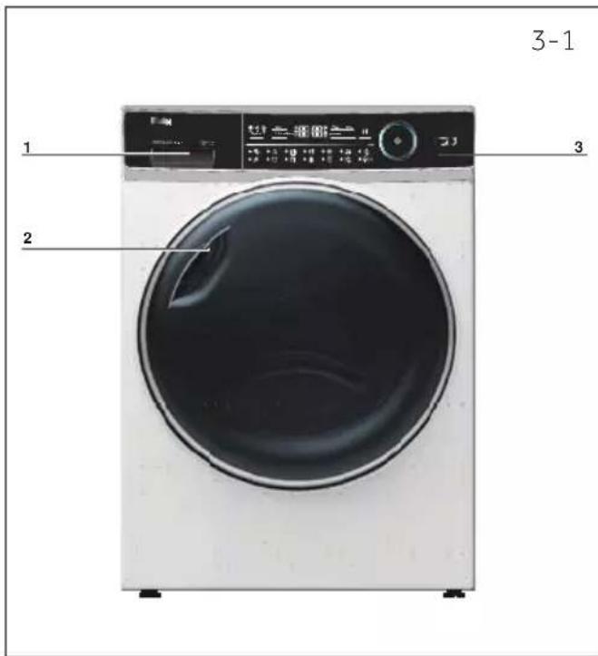 HAIER HD100-A3S979 - Die Maschine - 1